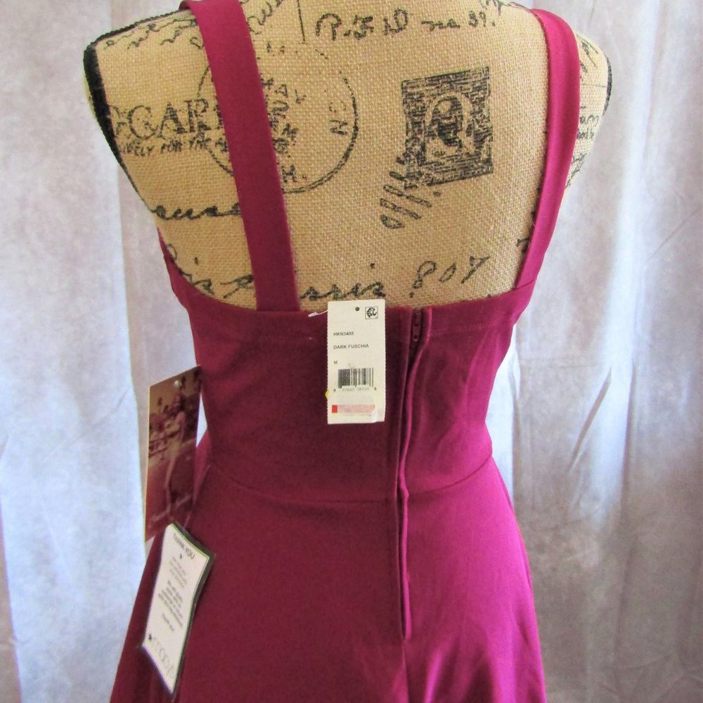 Soft Double Ruffle Skater Style Dress - Picture 5 of 5